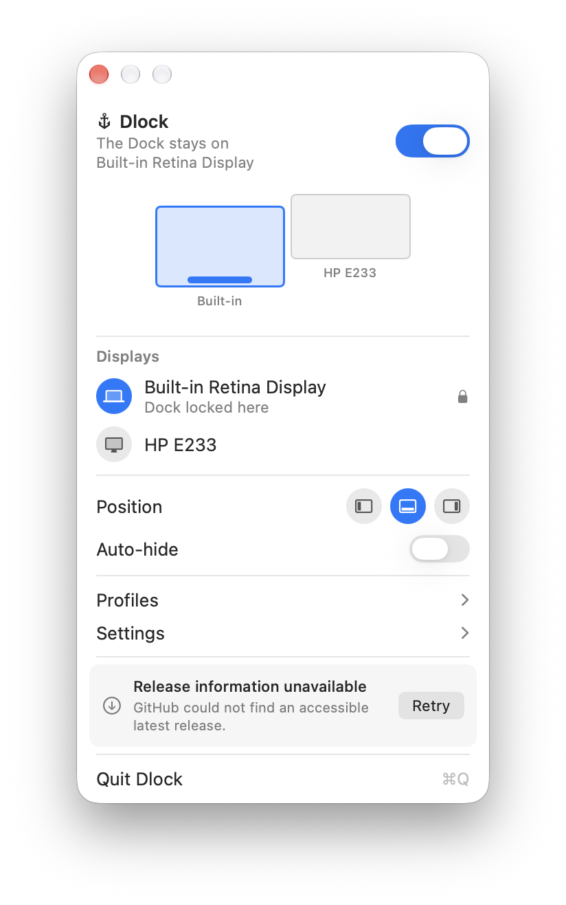 Dlock app screenshot